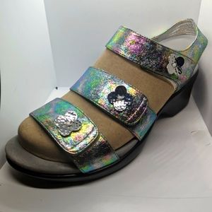 New Alegria Olivia Prismatic Wedge Sandal size 42